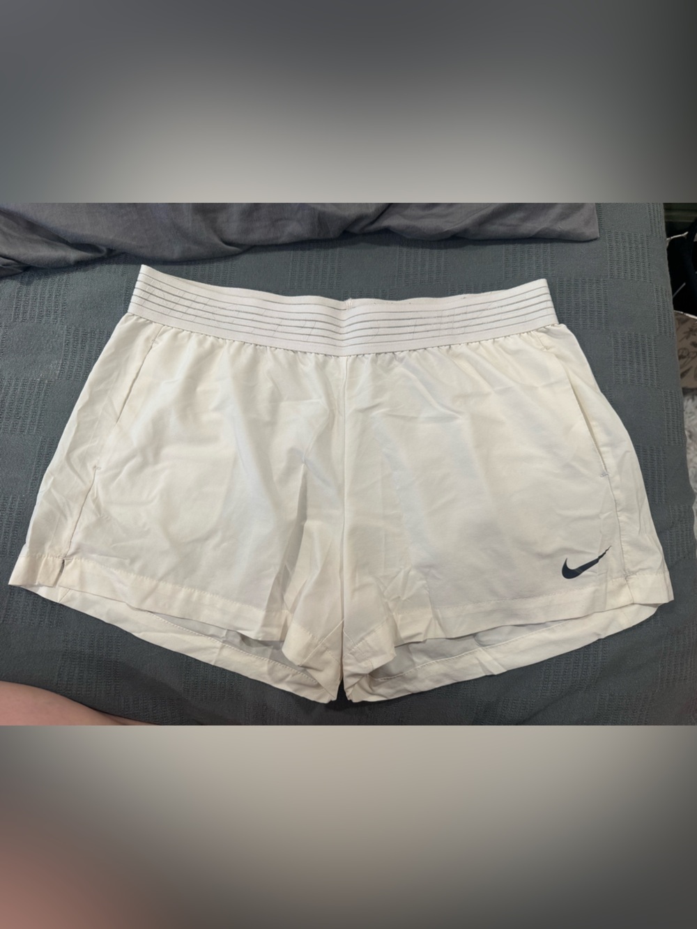 Nike Women's White Athletic Shorts